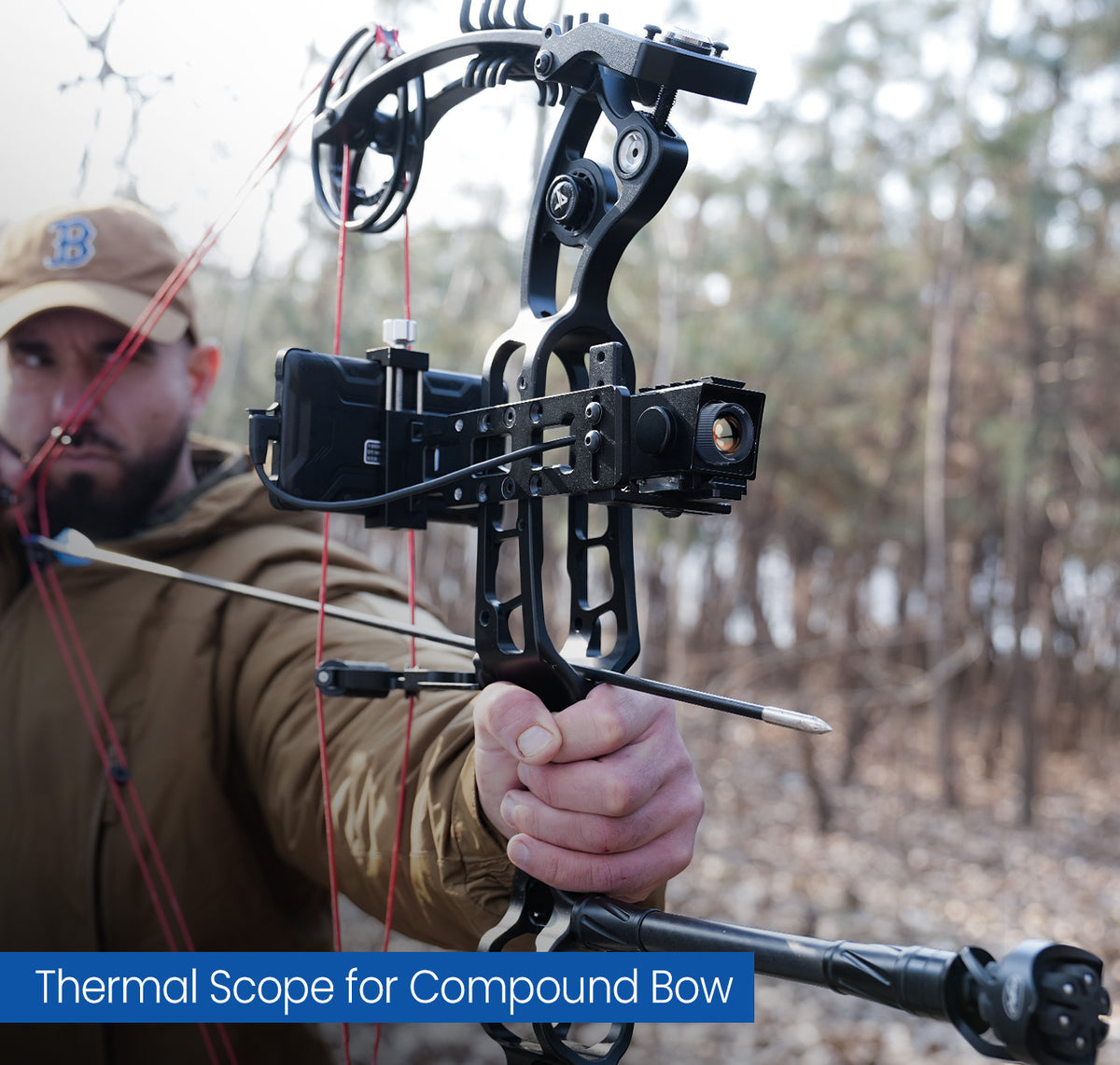 【Android専用・狩猟特化モデル】Thermal Master T2 Max｜1600ヤード対応サーマルスコープ｜13mmレンズ・15倍ズーム・50Hz表示・タクティカルハンドル付属｜赤外線ハンティング単眼鏡