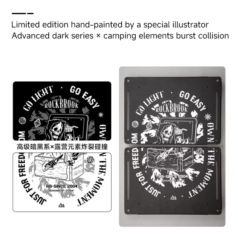 ROCKBROOK ロックブルック PD0027 50L アルミボックス用 IGT イラストユニットボード
