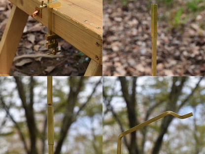 KALUGII カルギイ 変幻2在+ ヘンゲンジザイプラス【真鍮製】ランタンスタンド（高さUPver）