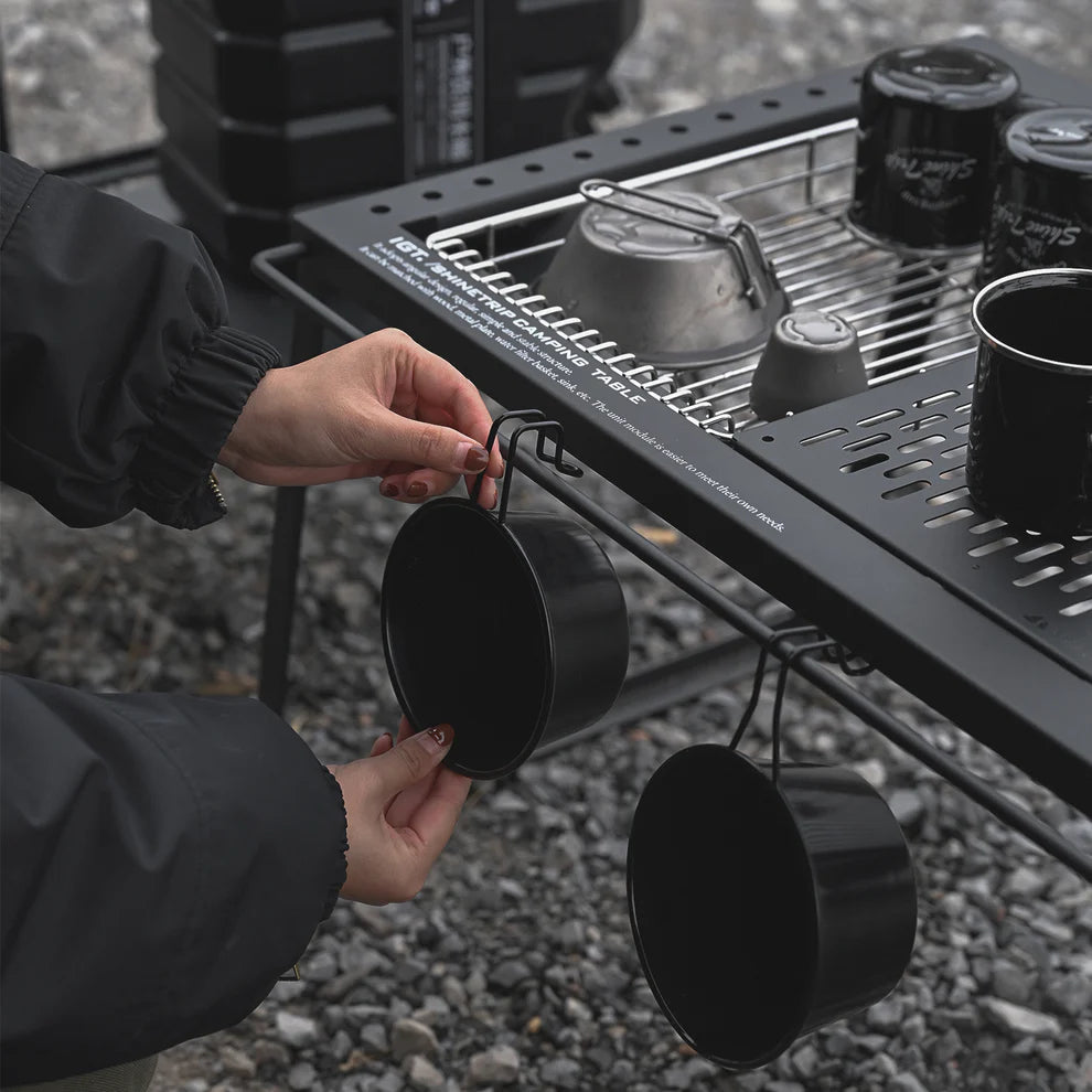 SHINE TRIP Outdoors（シャイン・トリップ／山趣）#05 Series Black Mist IGT Camping Table｜ブラックミストIGTモジュラーキャンプテーブル