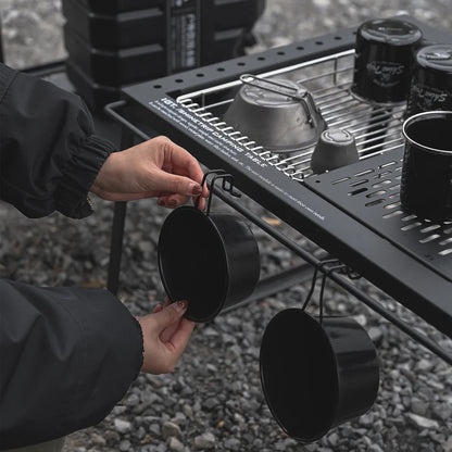 SHINE TRIP Outdoors（シャイン・トリップ／山趣）#05 Series Black Mist IGT Camping Table｜ブラックミストIGTモジュラーキャンプテーブル
