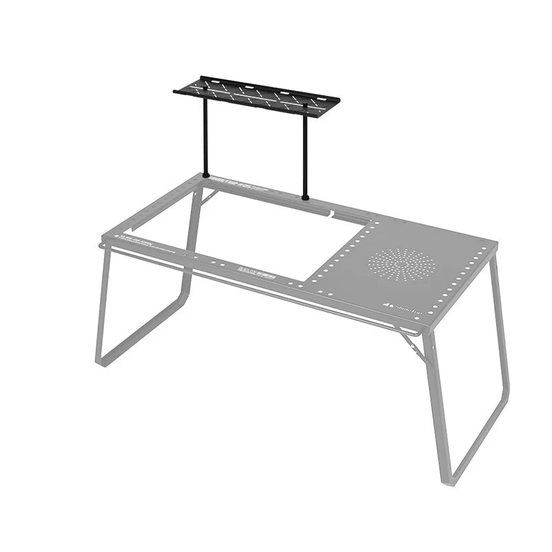山趣（やましゅみ）／ShineTrip Outdoors #05 Series Black Mist IGT Camping Table + Shelf｜ブラックミスト IGT キャンプテーブル＋シェルフセット