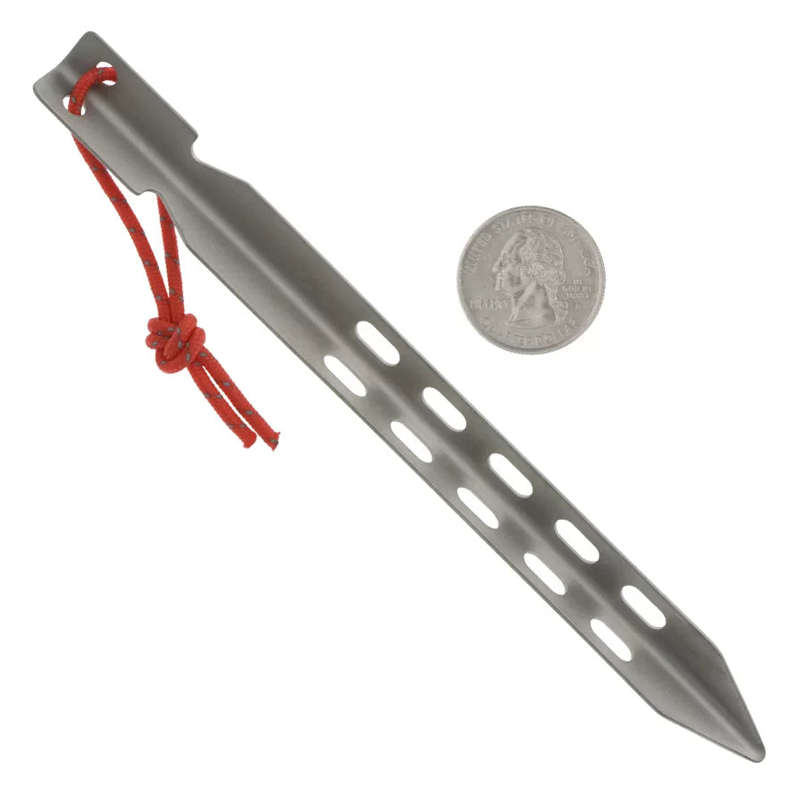 Dutchware Gear ダッチウェア Titanium Ascent Stake チタン アセントペグ 6本セット 砂地 雪対応 ULペグ VAR007