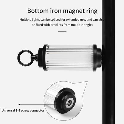 キャンドルスタイルLEDキャンプライト｜超長時間バッテリー・調光機能付きアウトドア照明