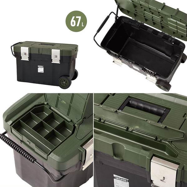 BRID molding TRUNK BOX CART 67L with Casters. モールディング トランクボックス カート 67L