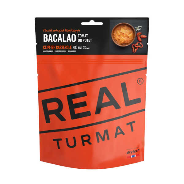 Real Turmat（リアル・トゥルマット）バカラオ（タラとポテトのトマト煮）405kcal フリーズドライ