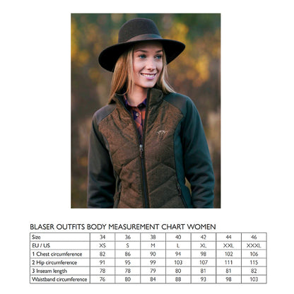 ブレーザー レディースフリースジャケット 競技射撃 Blaser Ladies Fleece Jacket Kora