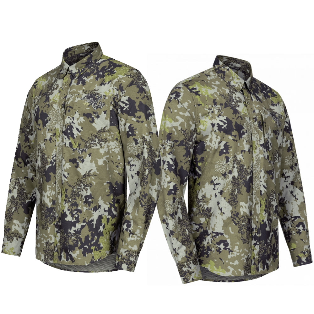 ブレーザー エアフローシャツ カモ柄 競技射撃 Blaser Airflow Shirt HunTec CAMO