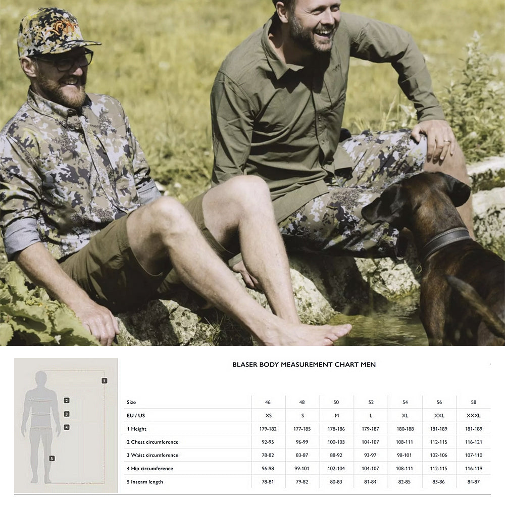 ブレーザー エアフローシャツ カモ柄 競技射撃 Blaser Airflow Shirt HunTec CAMO