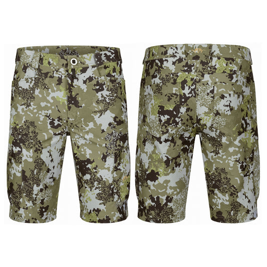 ブレーザー エアフロー ショーツ カモ柄 競技射撃 Blaser Men's Airflow Shorts HunTec Camouflage