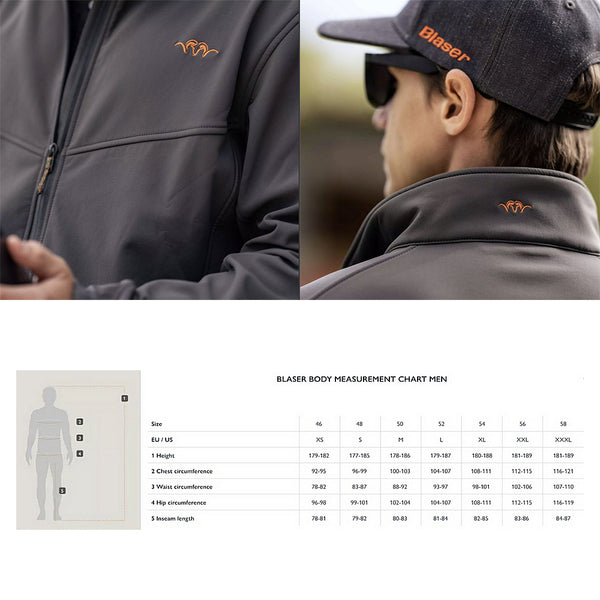 ブレーザー メンズ コンテスタント 2.5Lジャケット DARK-GREY 競技射撃 Blaser COMPETITION Men's Contestant 2.5L Jacket