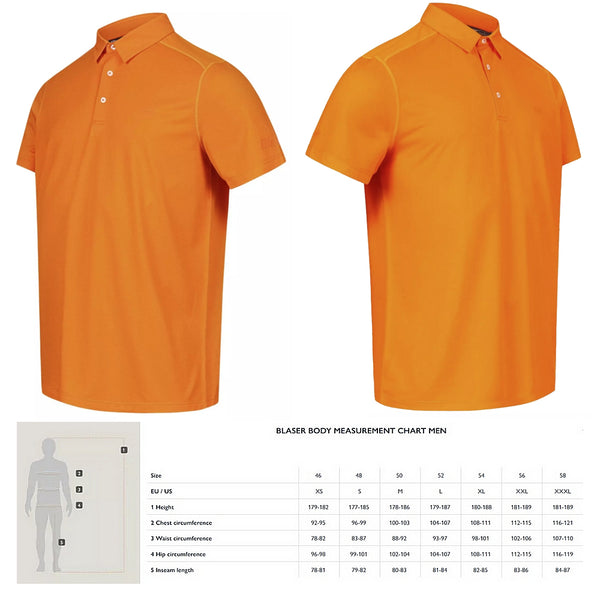 ブレーザー ポロシャツ 23 ORANGE 競技射撃 Blaser COMPETITION Men's Polo Shirt 23