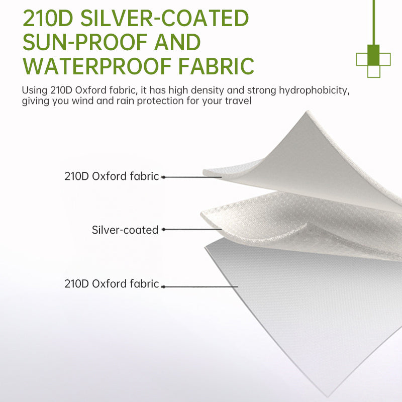 大型多機能アウトドアテント｜4〜6人用 撥水・防雨・UVカット シングルレイヤー構造（ブラック）