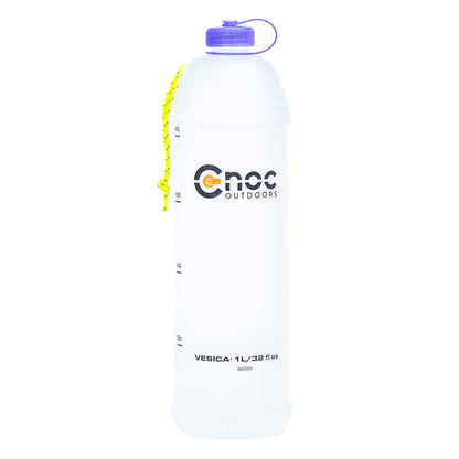 CNOC Outdoor Vesica 1L Water Bottle 28mm CN-1VG クノックアウトドア ヴェシカ1L ウォーターボトル パープル グリーン 軽量 折りたたみ