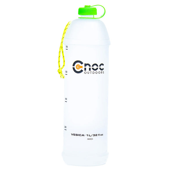 CNOC Outdoor Vesica 1L Water Bottle 28mm CN-1VG クノックアウトドア ヴェシカ1L ウォーターボトル パープル グリーン 軽量 折りたたみ