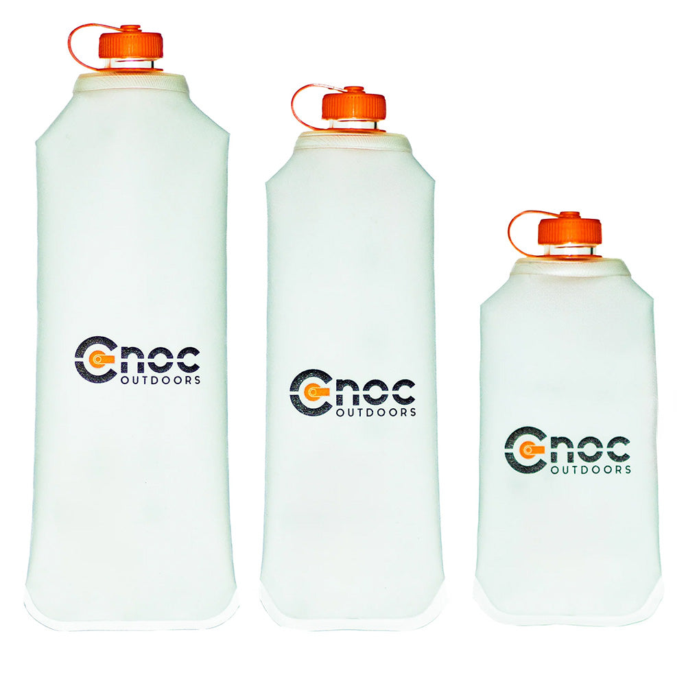 クノックアウトドア ハイドラムコラプシブルフラスク 28mml口径 350ml 500ml 750ml ブルー オレンジ CNOC Outdoor Hydriam Collapsible Flask