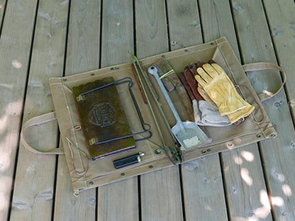 スプーンフル 焚き火トートR ソロ用 #84｜難燃＆風防対応の3WAYキャンプバッグ【Spoonful】