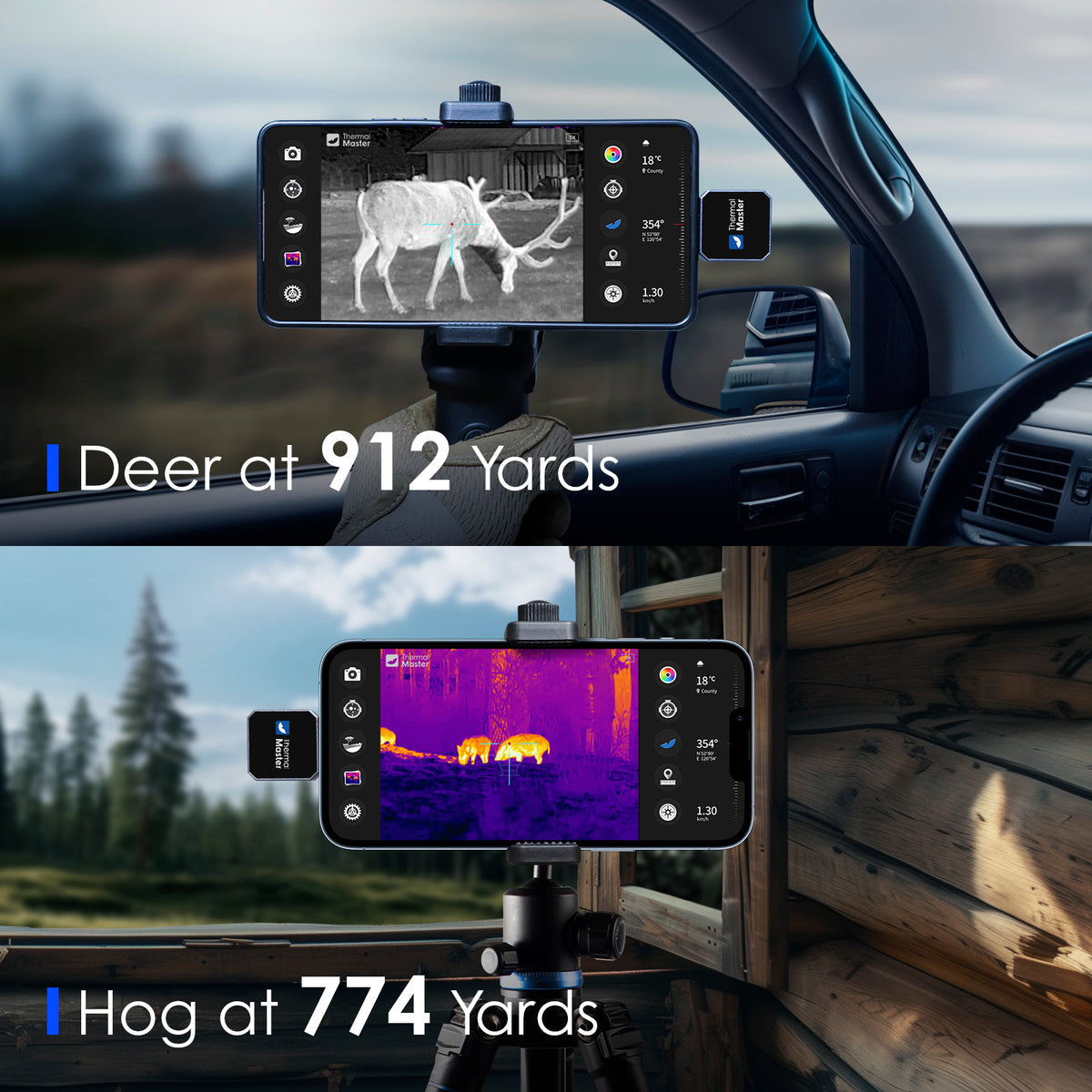 【60Hz対応・最上位モデル】Thermal Master X3｜384×288 IRセンサー搭載｜15倍ズーム・1640ヤード検知・アウトドア／タクティカル／監視向け赤外線単眼鏡｜Android専用