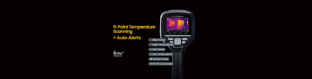 【現場対応型ハイエンドモデル】Thermal Master THOR001｜25Hz・256×192解像度｜±1.5℃高精度・マクロ8cm対応・Wi-Fi／USB接続・PC分析対応サーマルカメラ