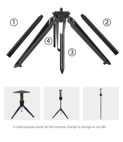 多機能キャンピングライト｜ポータブルLEDランタン＆懐中電灯（2000mAh充電式／三脚スタンド付き）
