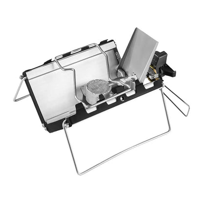 折りたたみ式 ミニカセットストーブ｜ポータブル 風防付き 2600W キャンプ用ガスバーナー