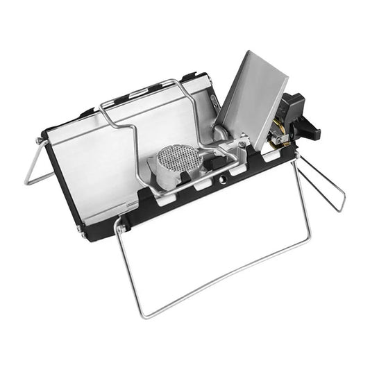 折りたたみ式 ミニカセットストーブ｜ポータブル 風防付き 2600W キャンプ用ガスバーナー