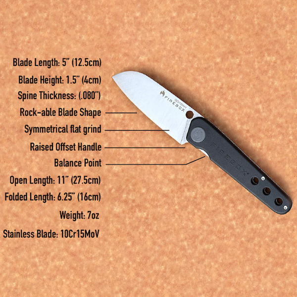 Firebox Folding Chef Knife FB-FSK ファイヤーボックス フォールディングシェフナイフ