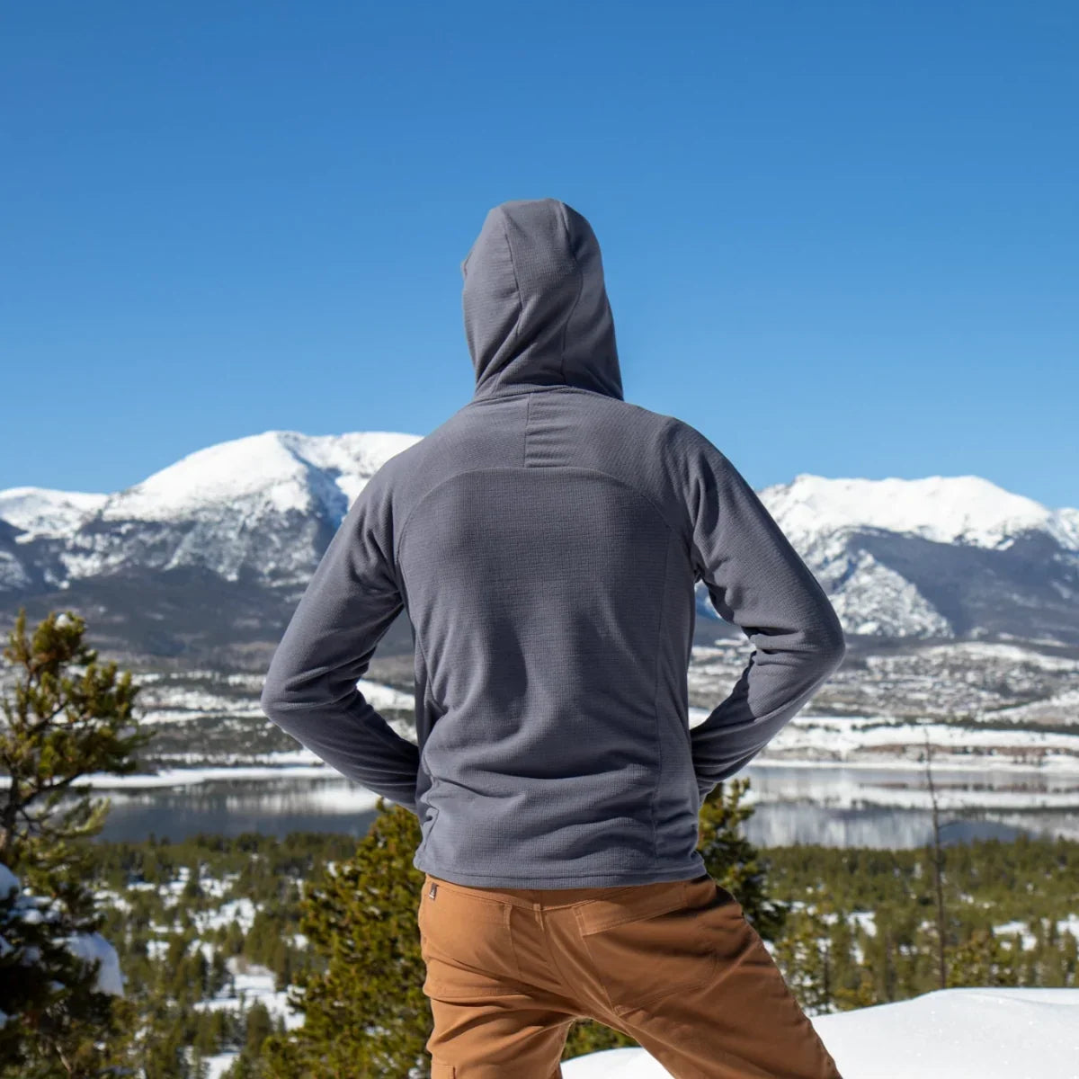 SkyGOAT（スカイゴート）CAMP Hoodie メンズ｜GOATgrid マイクログリッドフリース フーディー