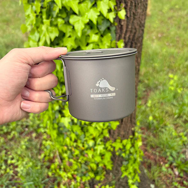 TOAKS（トークス） Titanium 550ml Pot Cook Set チタン 550ml ポット クックセット CS-16