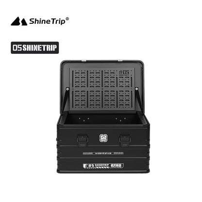 山趣（やましゅみ） SHINETRIP シャイントリップ  #05 Series Tactical Aluminum Case Black Basic-set Medium / Large（A422-Z22 / A422-Z11）タクティカルアルミケース ベーシックセット