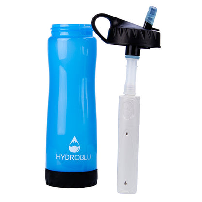 ハイドロブルー クリアフロー ボトル フィルター 一体型 携帯浄水 HYDROBLU Clear Flow Water Bottle and Filter Combo HB-CF-01