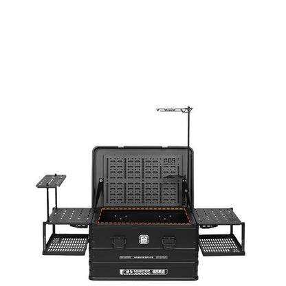 山趣（やましゅみ） SHINETRIP #05 Series Tactical Aluminum Case Black（Medium / Large） アルミギアコンテナ