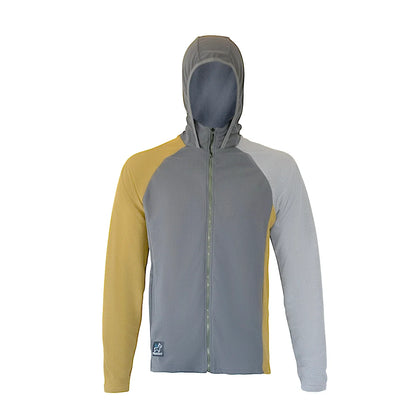 SkyGOAT（スカイゴート）CAMP Hooded Jacket メンズ｜GOATgrid マイクログリッドフリース フルジップジャケット
