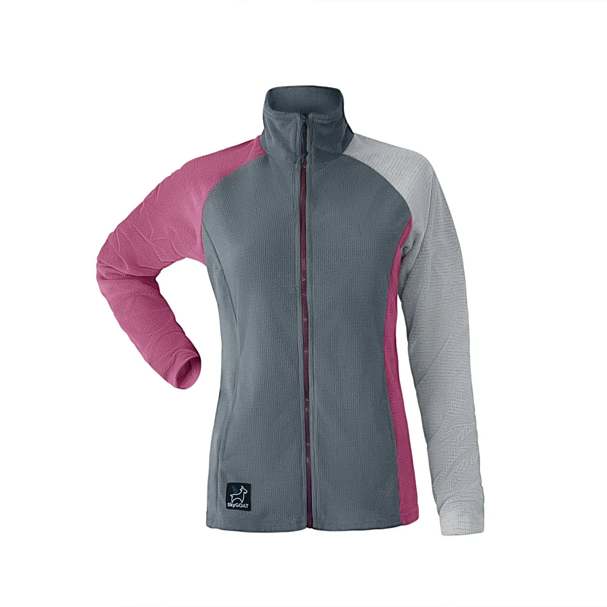 SkyGOAT（スカイゴート）CAMP Jacket レディース｜GOATgrid マイクログリッドフリース フルジップジャケット フードなし