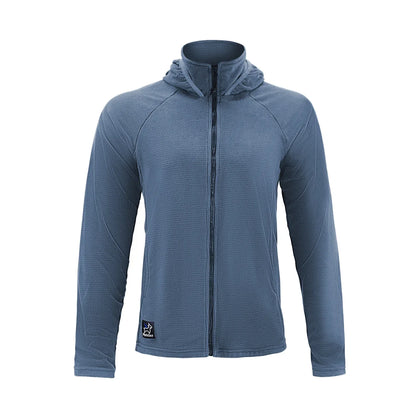 SkyGOAT（スカイゴート）CAMP Hooded Jacket メンズ｜GOATgrid マイクログリッドフリース フルジップジャケット