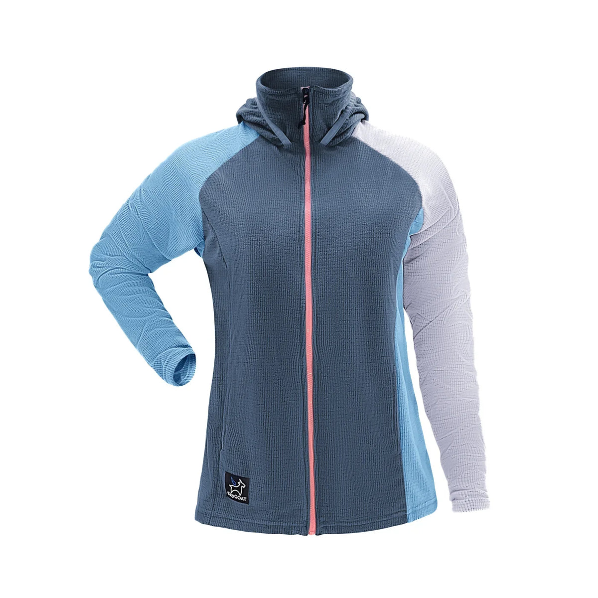 SkyGOAT（スカイゴート）CAMP Hooded Jacket レディース｜GOATgrid マイクログリッドフリース フルジップジャケット