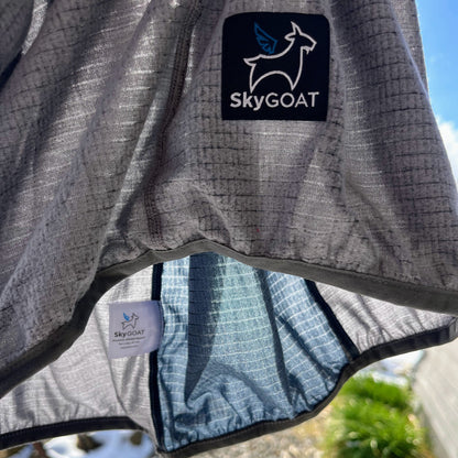 SkyGOAT（スカイゴート）AIR 70 メンズ ハーフジップ フーデッドプルオーバー｜70gsm GOATgrid 超軽量マイクログリッドフリース