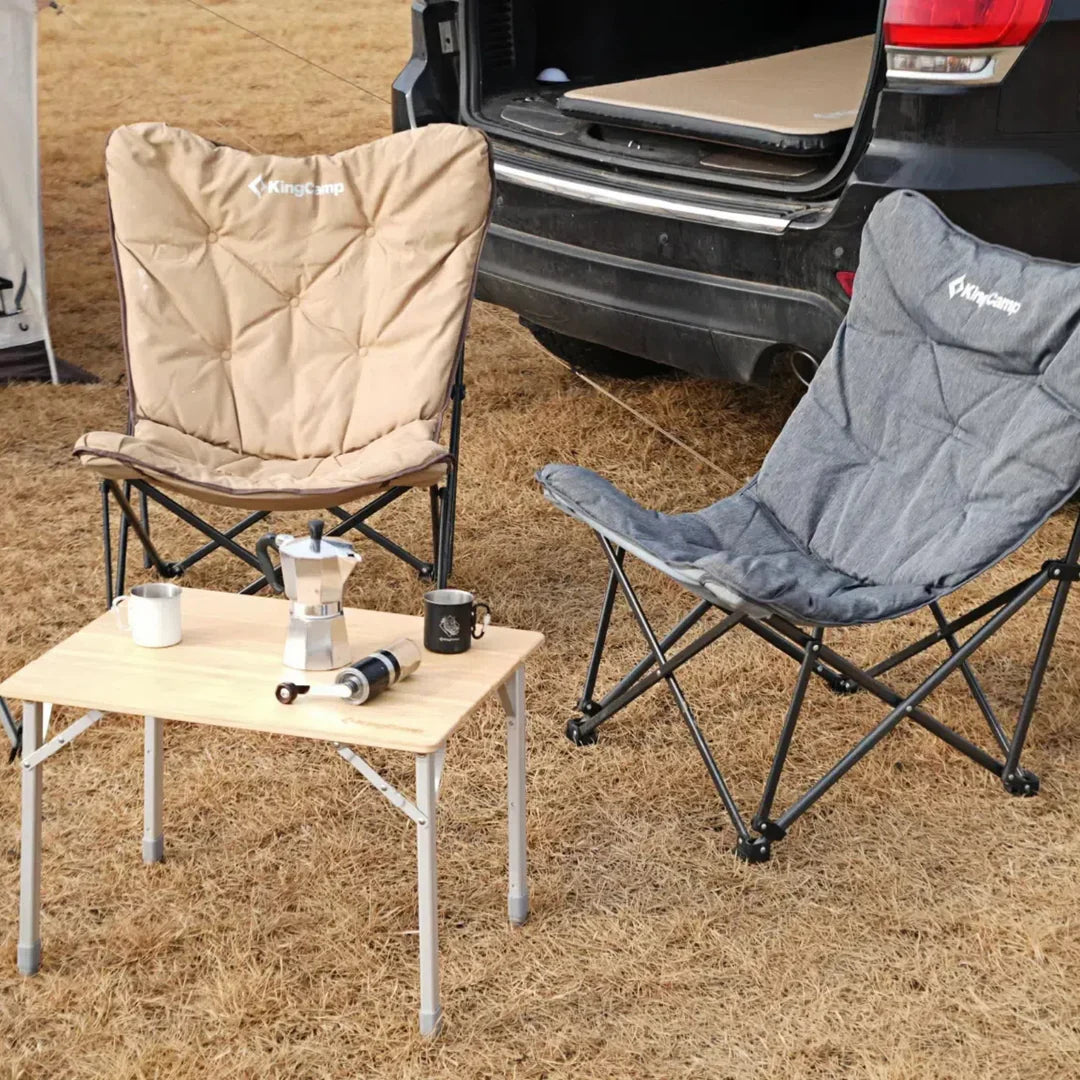 【KingCamp｜キングキャンプ】LEMON C10 バタフライチェア｜折りたたみ式 一人掛けチェア クッション付き