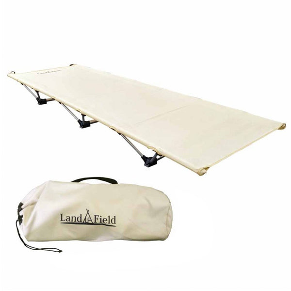 LandField ランドフィールド 冷気や熱をシャットアウト レジャーベッド ローコット キャンピングべッド LF-LC010-BE