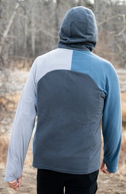 SkyGOAT（スカイゴート）CAMP Hooded Jacket メンズ｜GOATgrid マイクログリッドフリース フルジップジャケット