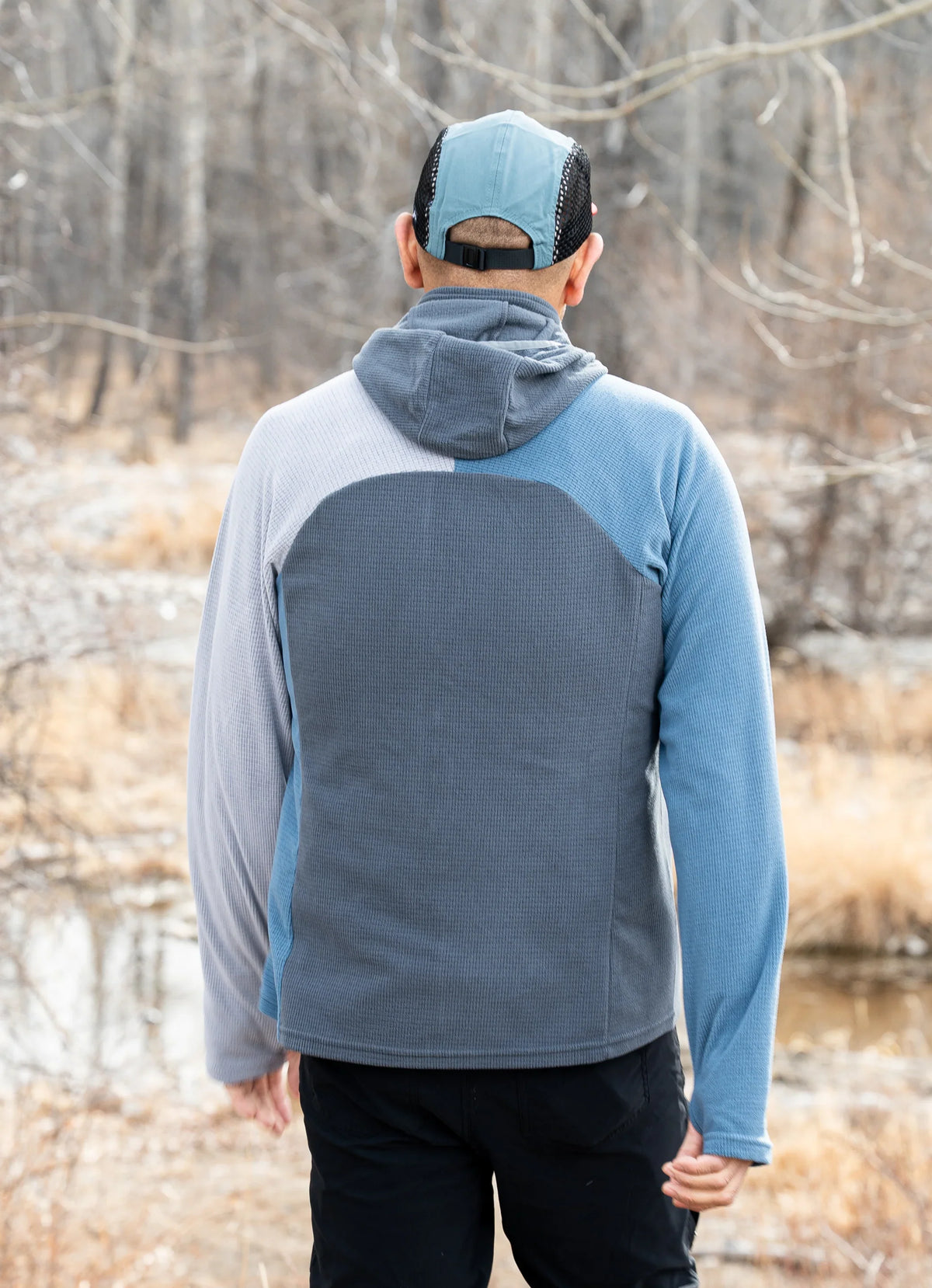 SkyGOAT（スカイゴート）CAMP Hooded Jacket メンズ｜GOATgrid マイクログリッドフリース フルジップジャケット