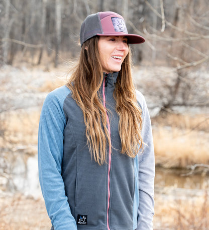 SkyGOAT（スカイゴート）CAMP Jacket レディース｜GOATgrid マイクログリッドフリース フルジップジャケット フードなし