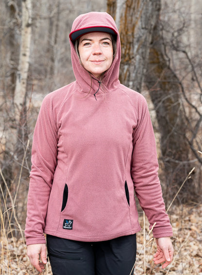 SkyGOAT（スカイゴート）CAMP Hoodie レディース｜GOATgrid マイクログリッドフリース フーディー