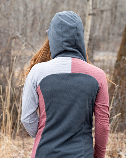 SkyGOAT（スカイゴート）CAMP Hoodie レディース｜GOATgrid マイクログリッドフリース フーディー