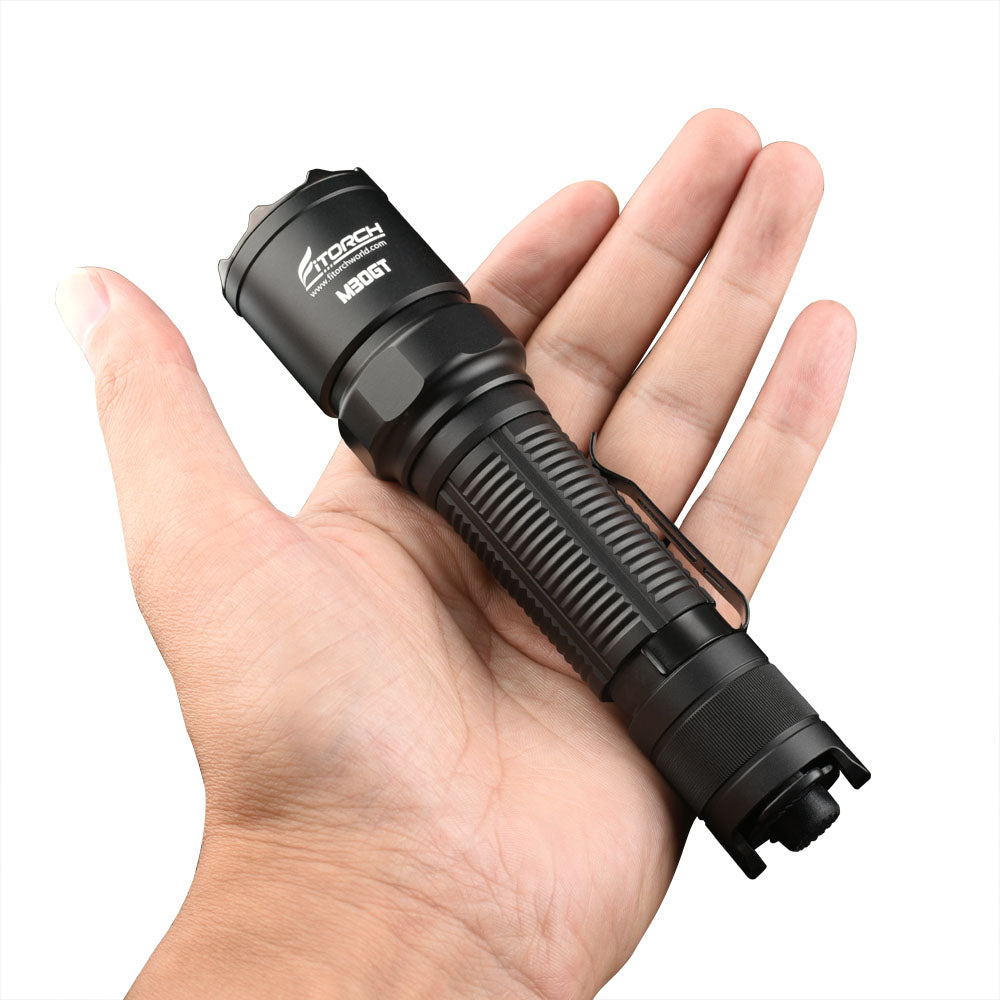 Fitorch（フィトーチ）M30GT タクティカルフラッシュライト 3500ルーメン 630m照射｜USB-C充電 IP68防水 防災・アウトドア