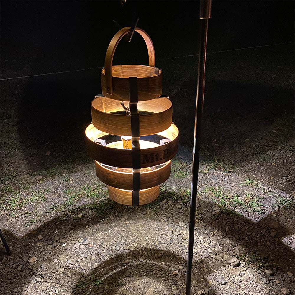 Mt.Paulownia AVOCADO WOOD LANTERN ウッドランタン