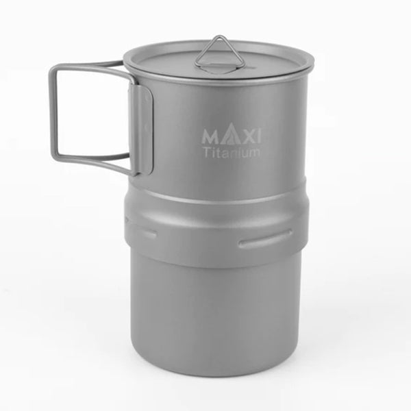 マキシ チタンコーヒーメーカー200ml グレード1チタン  Maxi Titanium Coffee Maker 200ml MAXI-EC-200