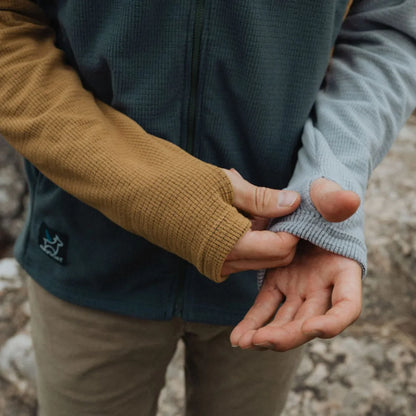 SkyGOAT（スカイゴート）CAMP Hooded Jacket メンズ｜GOATgrid マイクログリッドフリース フルジップジャケット
