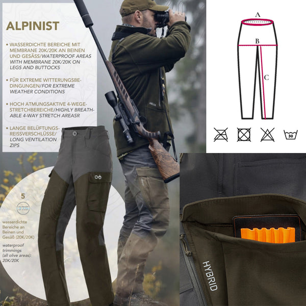 メルケル ギア アルピニスト ハイブリッド パンツ Merkel Gear ALPINIST HYBRID PANTS (MEN)