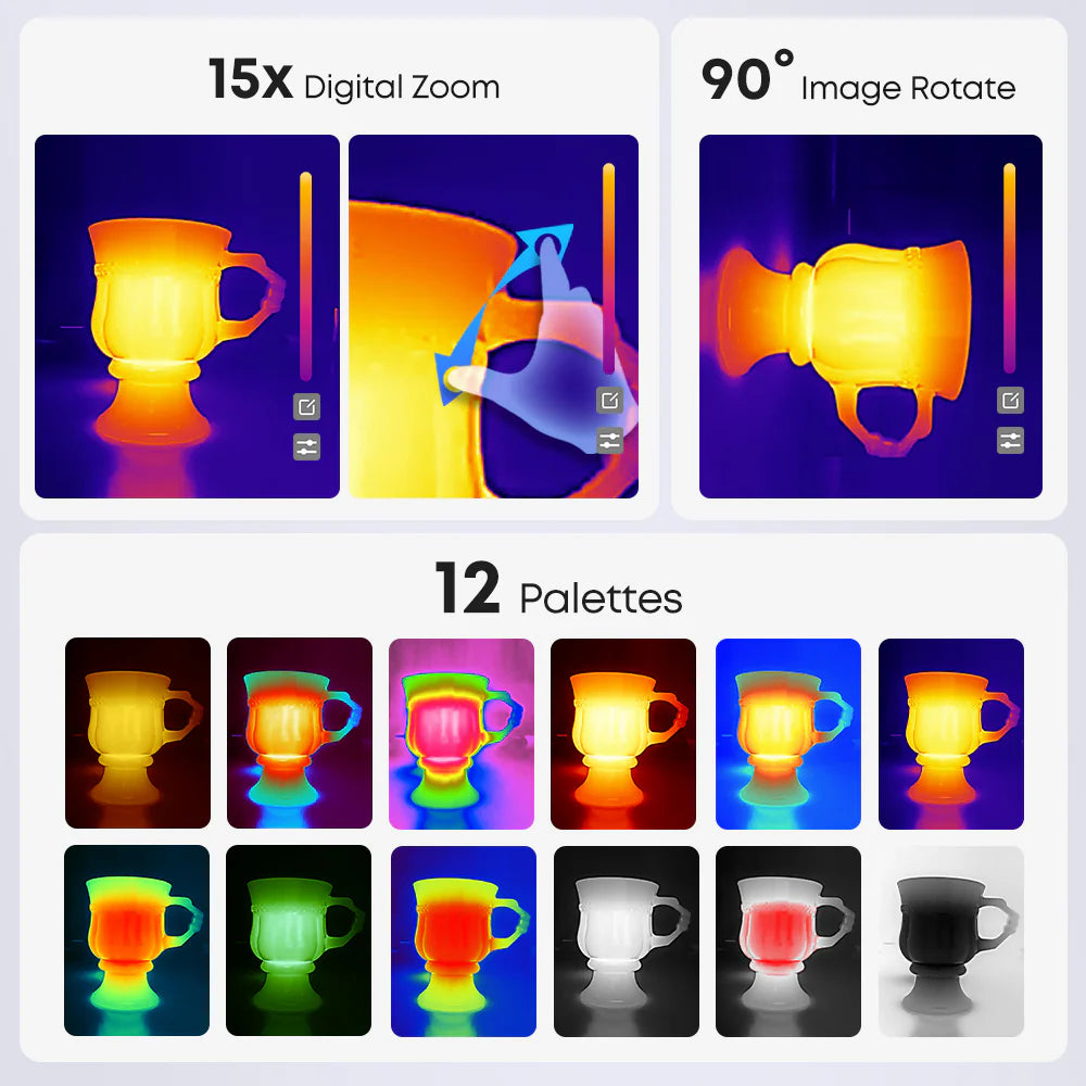 Thermal Master（サーマルマスター） P4 AI Dual-Lens Thermal Camera サーモグラフィーカメラ Android専用（P4）